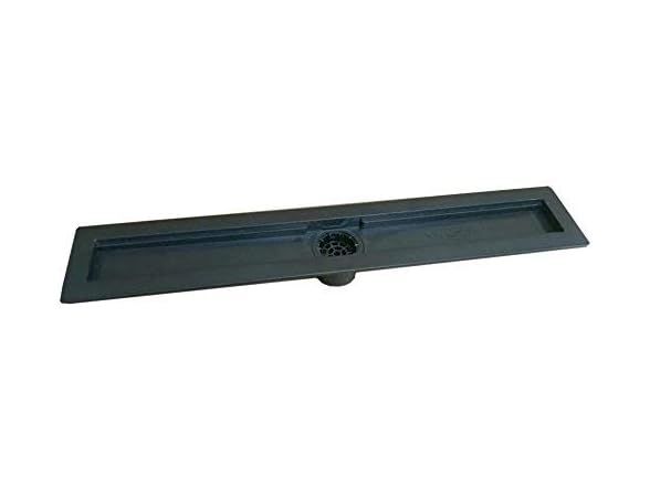 Compotite Linear Drain Body Black ABS