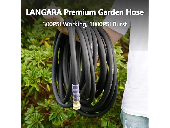 LANGARA Heavy Duty Garden Hose - 75ft