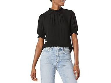 $8.99, Was $13.90, 35% Off! Amazon Essentials Women Fluid Twill Shirt dealfomo