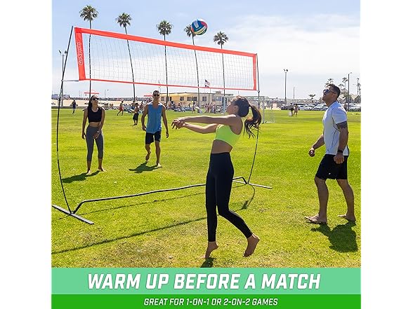 GoSports 12 ft Freestanding Volleyball Training Net