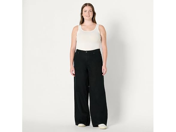 Amazon Essentials Women (12) Ultra Soft Wide Jeans