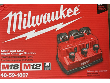 $199.99 Milwaukee 48-59-1807 M18-M12 Rapid Charge Station dealfomo