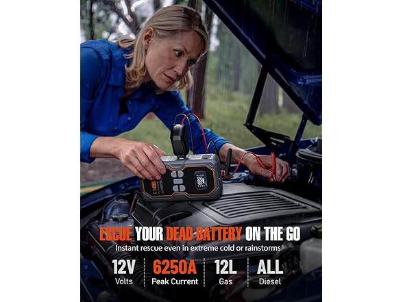 NOVSIGHT Jump Starter with Air Compressor
