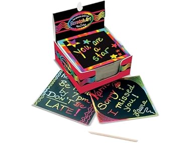 $10.29, Was $13.99, 26% Off! Melissa & Doug Scratch Art Rainbow Notes dealfomo