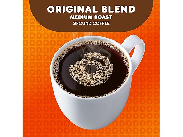 6PK Dunkin Original Blend Coffee, Medium Roast