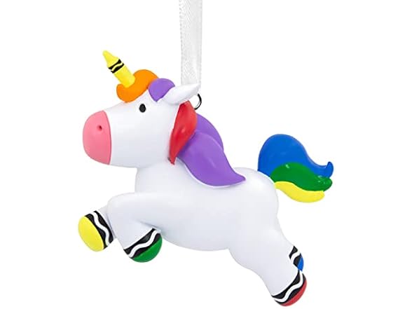 Hallmark Crayola Unicorn Ornament