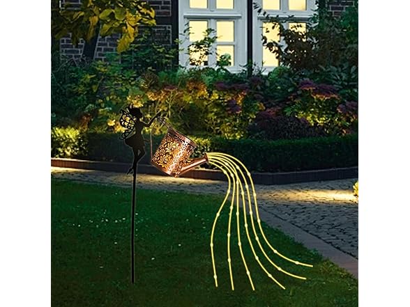 Neeenn Fairy Garden Stake with Solar Watering