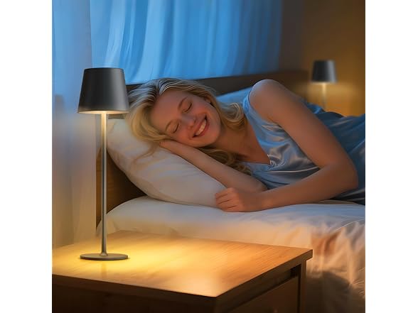2 Pack Cordless Table Lamp Rechargeable