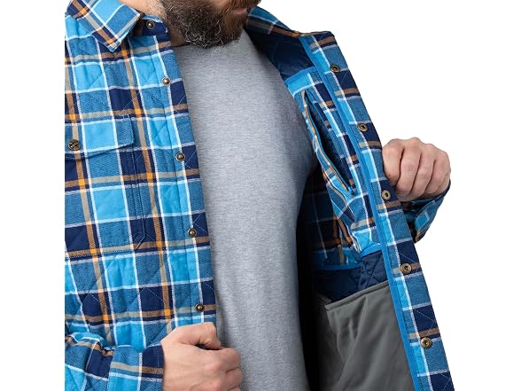 Field & Stream Men Tinkhamtown Quited Shirt Jacket