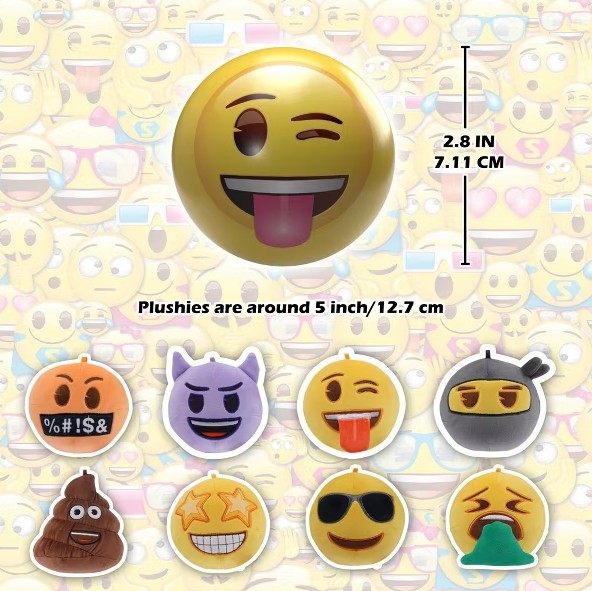 Miraball Surprise Plush - Emoji 4PK - Gallery 6