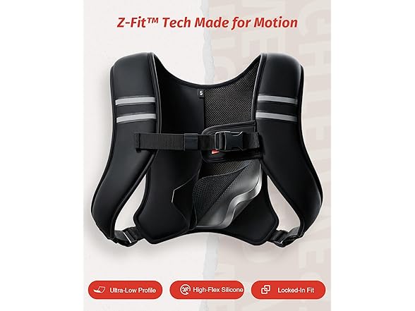 5lb Z-Fit Soft Iron Weighted Vest 5lb
