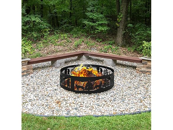 Sunnydaze 36-Inch Outdoor Fire Ring