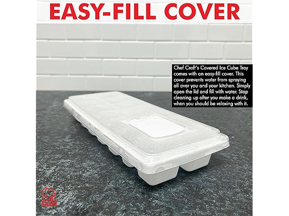 Chef Craft Chef Craft Ice Cube Tray with Lid