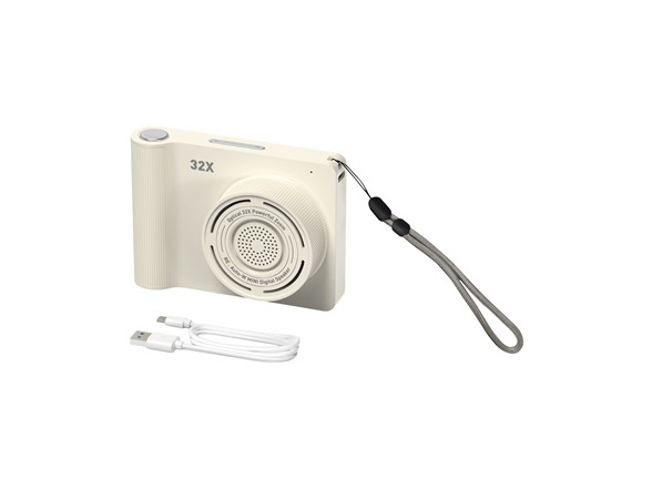 Camera Style Speaker with Wrist Strap