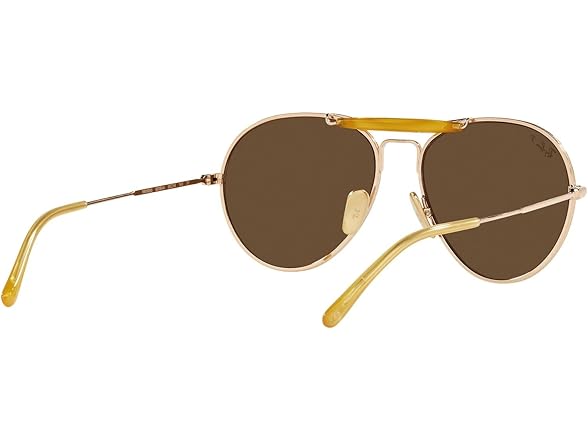 Ray-Ban Unisex RB8063 Titanium Aviator Sunglasses