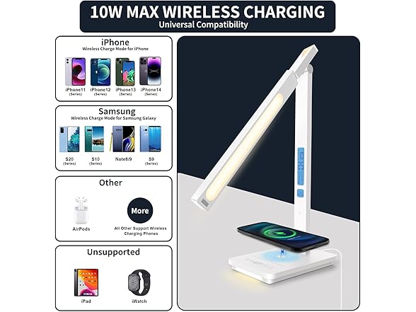 10 in 1 Smart Desk Lamp Led
