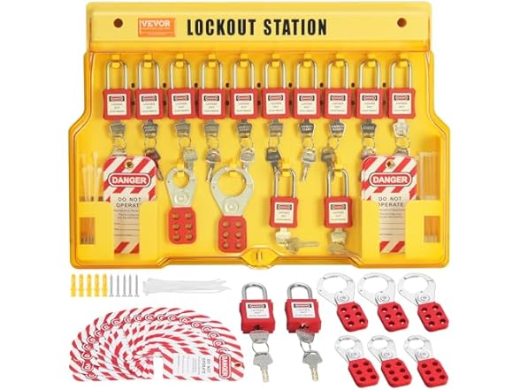 VEVOR Electrical Lockout Tagout Kit