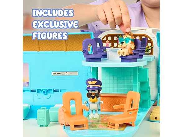 Bluey 3-in-1 Transforming Airplane Toys
