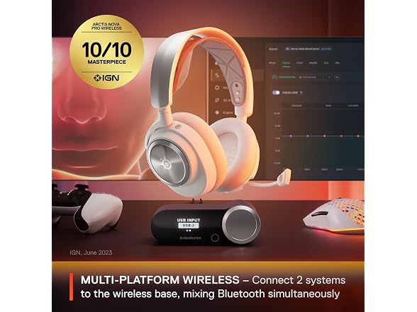 SteelSeries Arctis Nova Pro Wireless Multi-System Gaming Headset (Refurbished)
