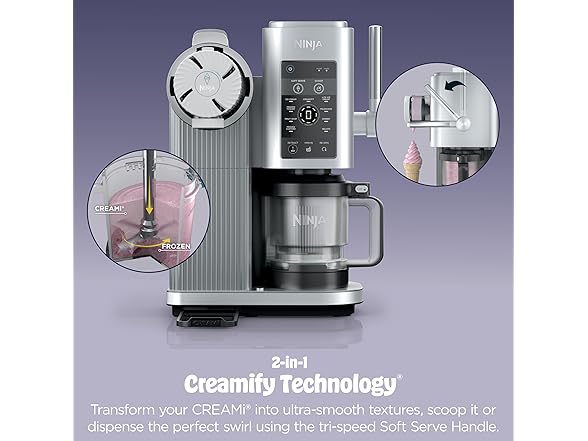 Ninja CREAMi Scoop & Swirl Ice Cream Maker