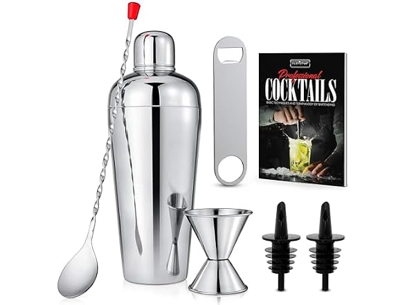 NutriChef 7 Pcs. Bartender Set