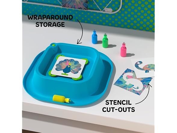 Discovery 3D Neon Spin Motorized Art Station