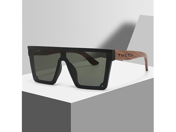 Tucci Italy Chic Square Sunglasses