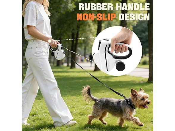 Retractable Dog Leash with LED Light