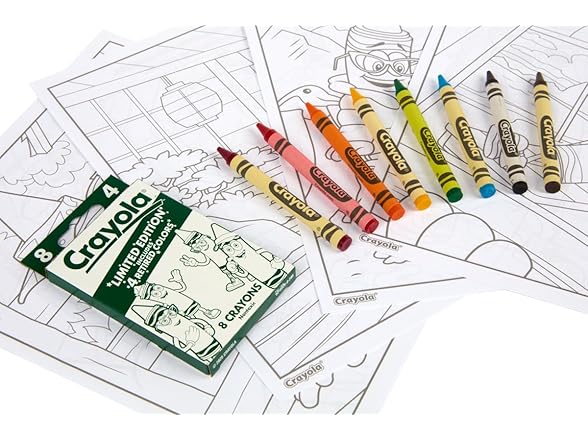 Crayola Retired Colors Coloring & Activity Set