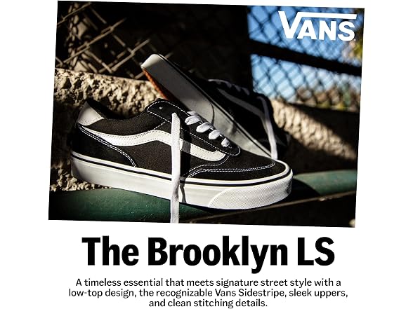 Vans Women's Brooklyn LS Shoe - Low-Top Sneakers