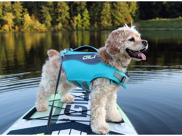 GILI Ripstop Dog Life Jacket Flotation Device