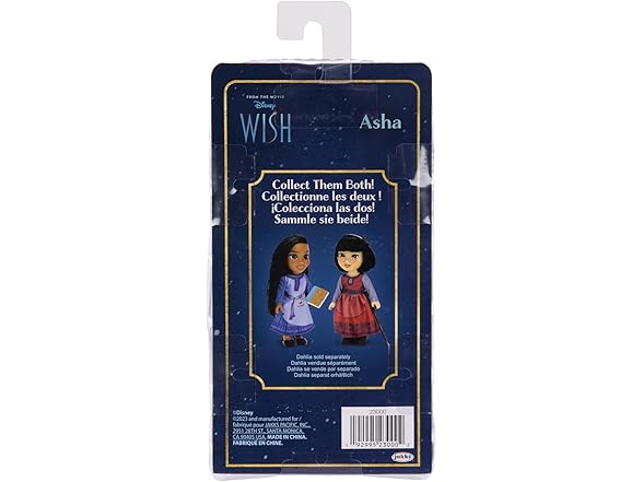 Disney Wish Asha Petite Doll 6 Inches Tall