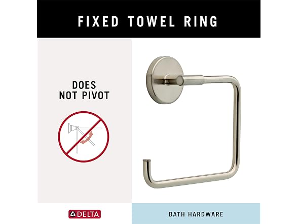 Delta 759460-SS Delta Hand Towel Holder Stainless Steel