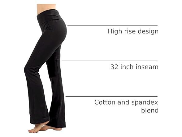 Zenana Women (S) Fold Over Waist Cotton Leggings