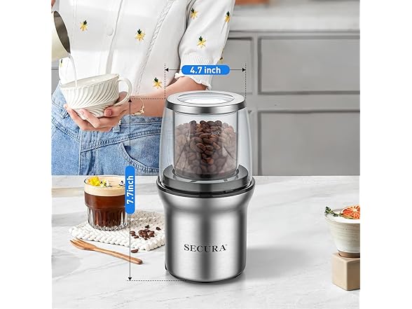 Secura Coffee Grinder Electric