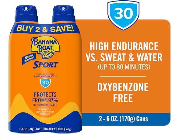 Banana Boat Sport Ultra SPF 30 Sunscreen Spray