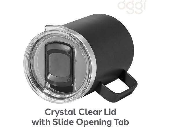 OGGI ThermoMug Stainless Steel Insulated Mug-Black