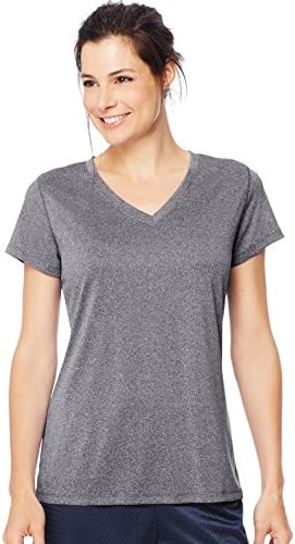 Hanes Womens Sport Performance V-neck Tee