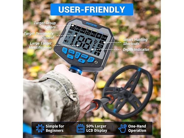 Metal Detector adjusts 19-50" IP68 Waterproof Coil