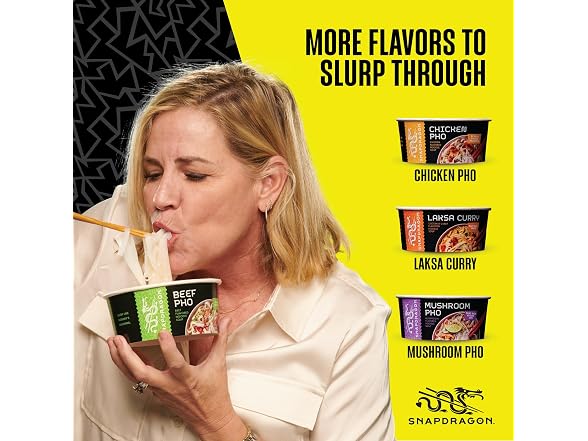Snapdragon Beef Pho Instant Noodle Packets 4-Pack