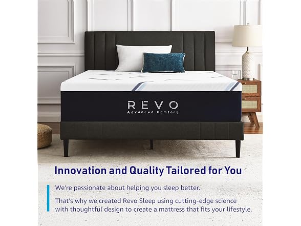 REVO Sleep 14" Twin XL Gel Memory Foam Mattress