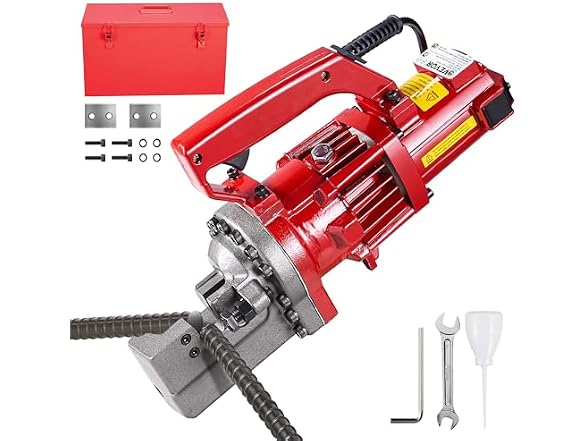 Electric Rebar Cutter, 1250W Portable Electric