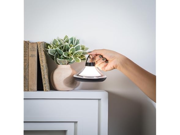 Abbott Collection Bell Shape LED Portable Table Lamp