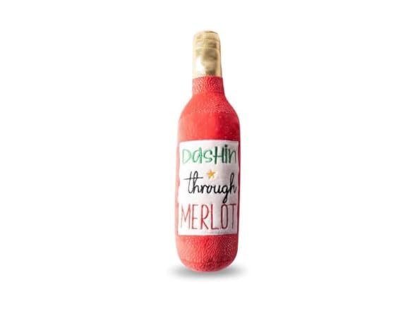 Dashin' Through Merlot Plush Dog Toy