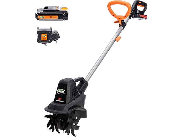 Scotts Outdoor Power Tools 20-Volt 7.5-Inch Cordless Tiller