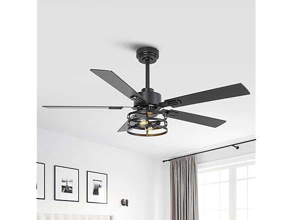 Parrot Uncle 52 Inch Rustic Ceiling Fan