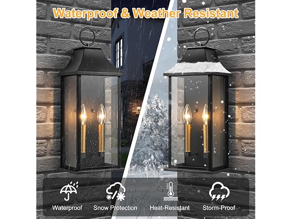 Lawyettle 20.6in Aluminum Porch Light