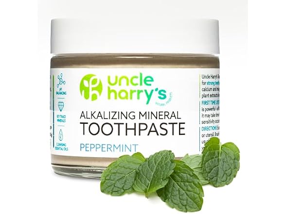 Uncle Harrys Peppermint Toothpaste