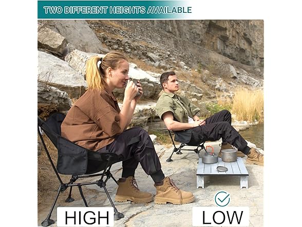 ATEPA Backpacking Chair 2 Pack