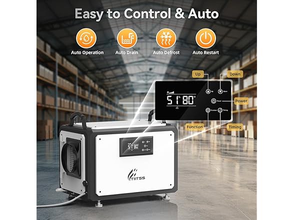 Tiitss Commercial Dehumidifier 120 Pints